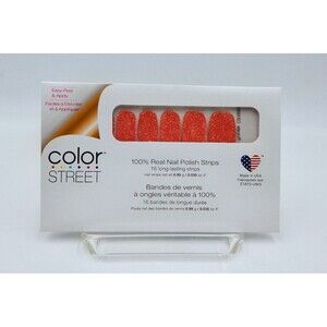 Color Street Nail Polish Strips Seattle Royale Pink Copper Sparkle Glitter